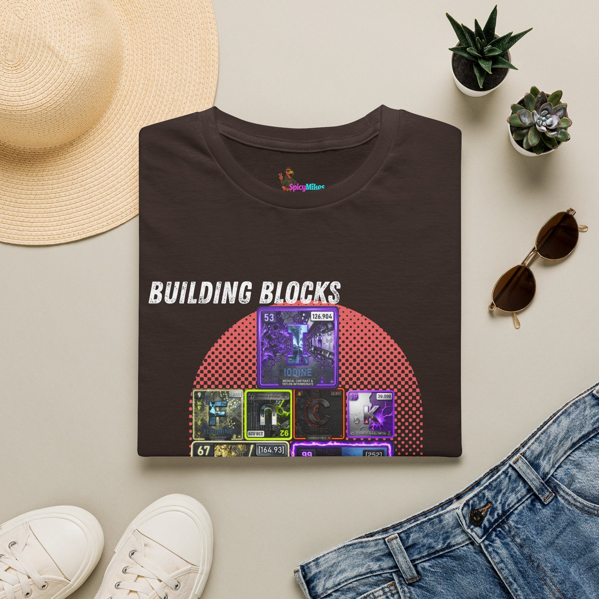 Building Blocks of Life T-Shirt — Science Element Periodic Table Graphic Tee