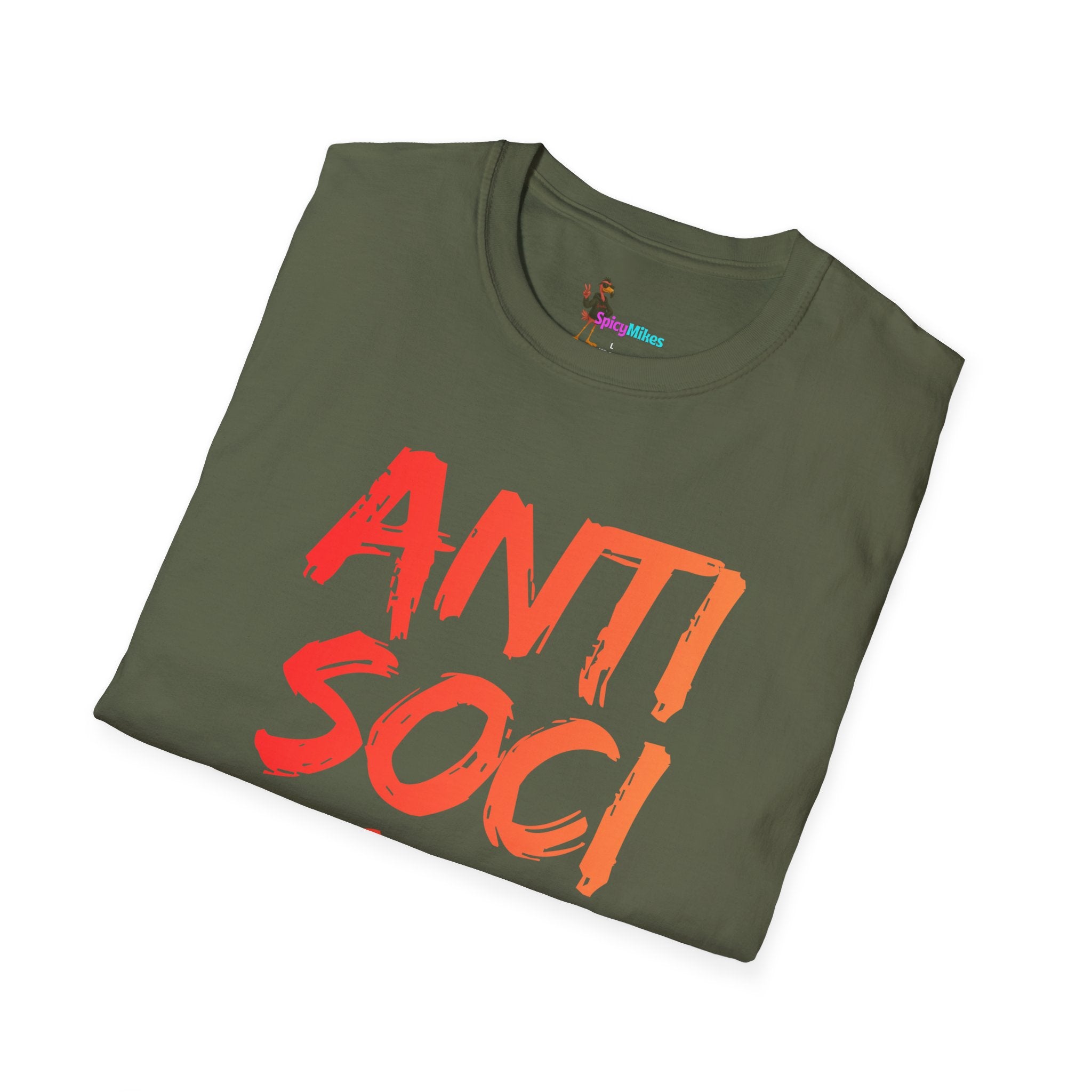 Antisocial Brushstroke Graphic Tee