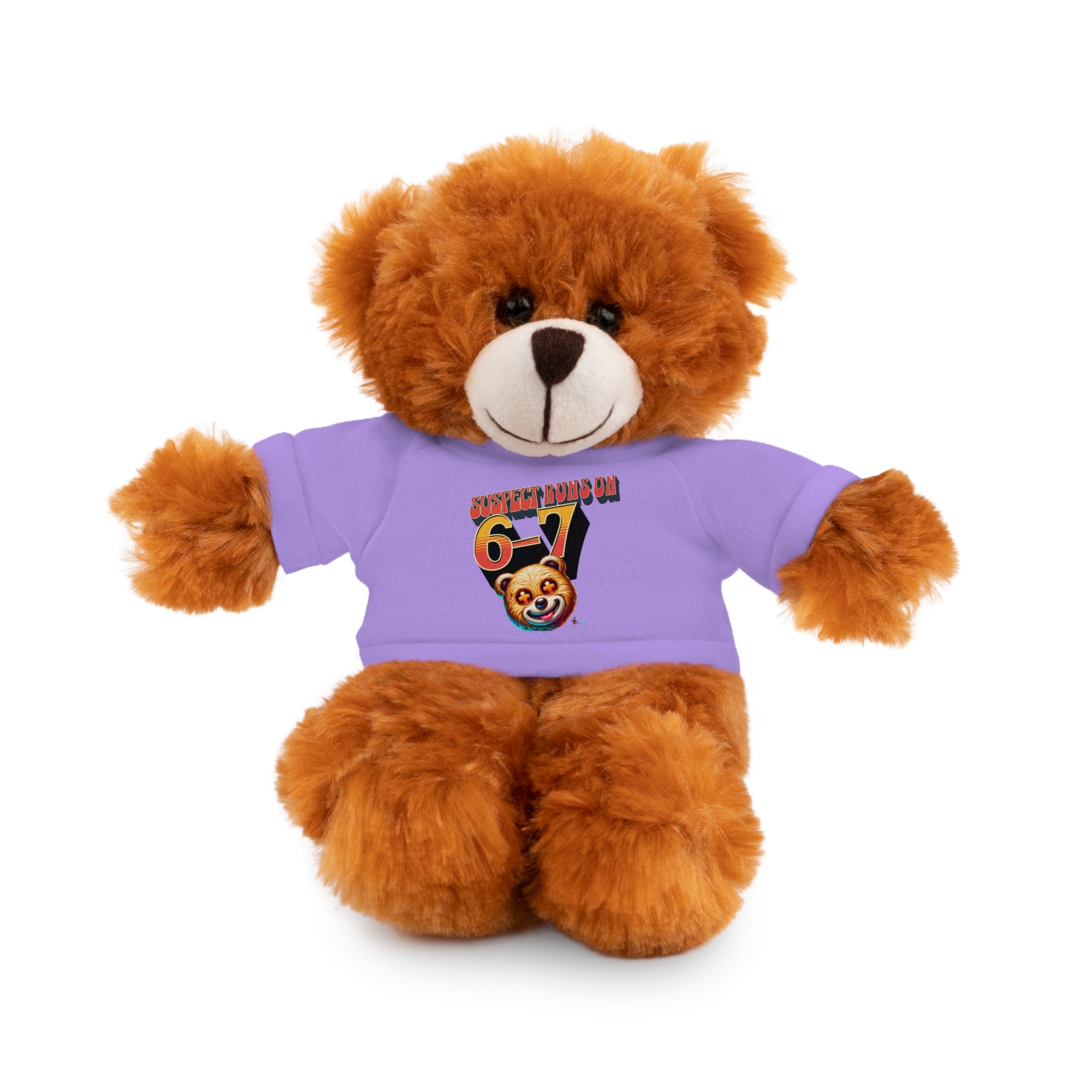 6-7 Teddy Bear wearing Tee – Cute Plush Gift for Kids