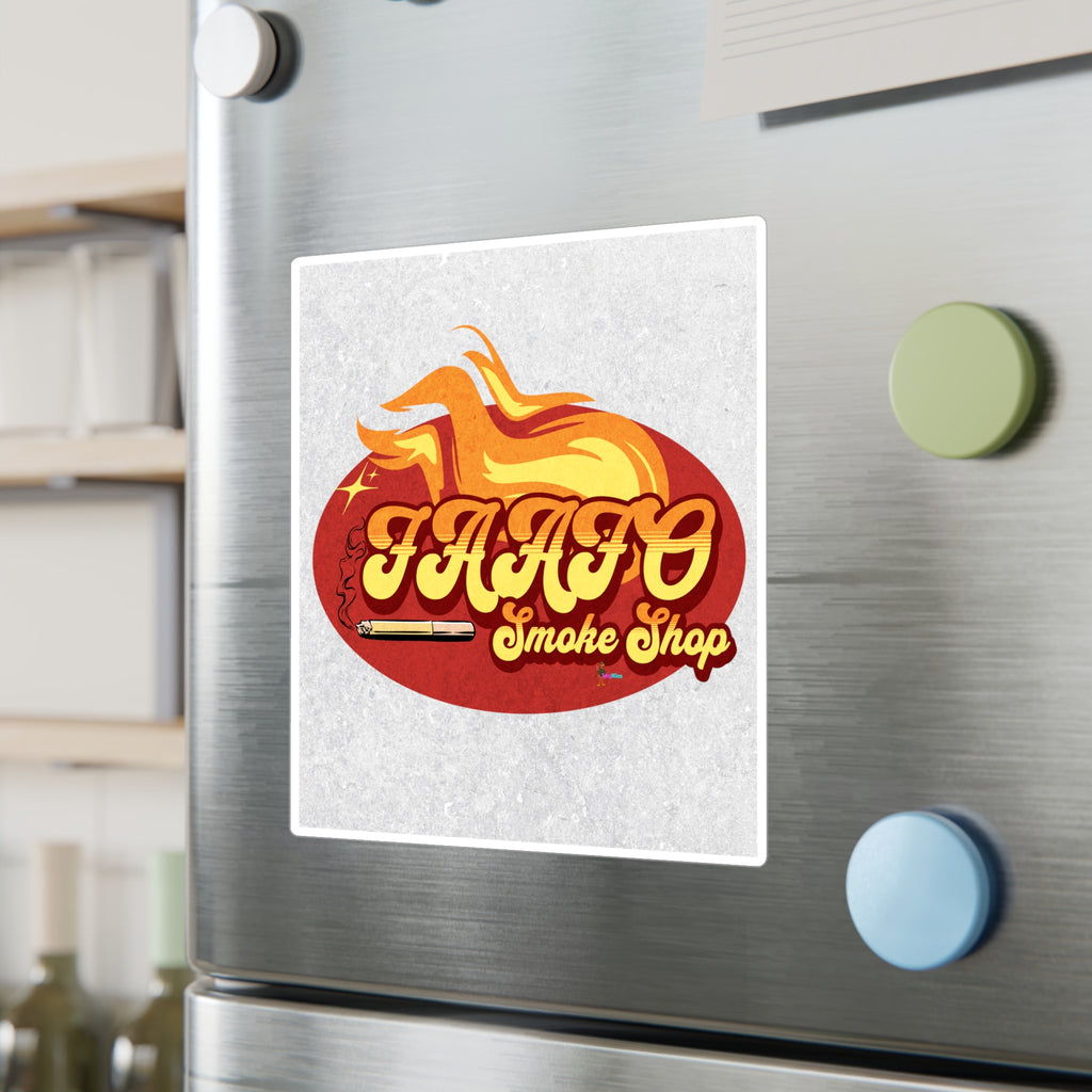FAAFO Smoke Shop' Flame Vinyl DecalSticker