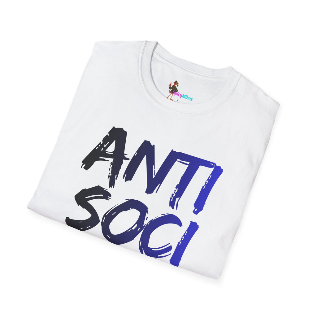 Antisocial Brushstroke Graphic Tee