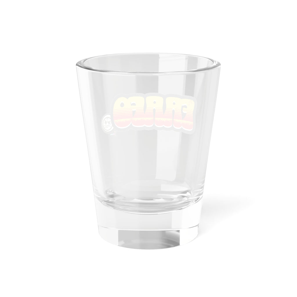 FAAFO Retro 'Shots' 1.5oz Shot Glass – Bold Gradient Party Glassware