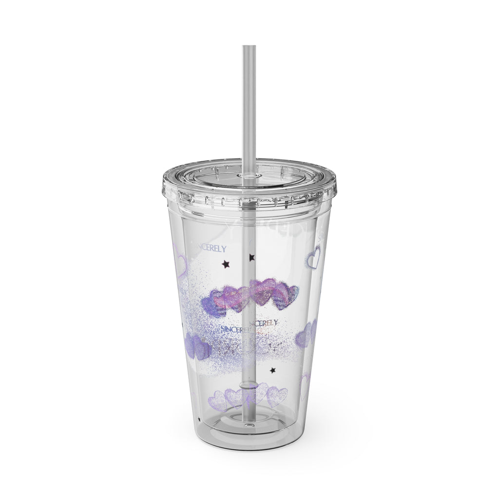 Sincerely Scorpio Zodiac Sunsplash Tumbler with Straw - 16oz