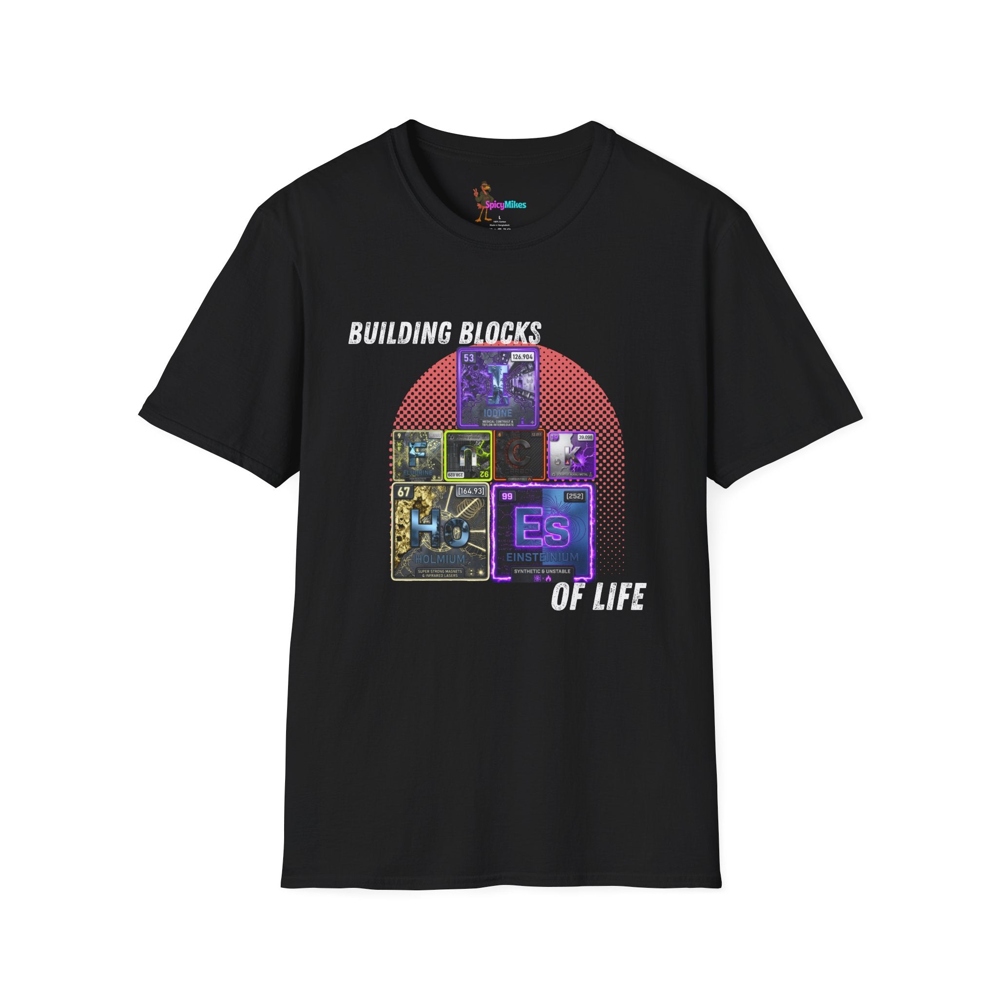 Building Blocks of Life T-Shirt — Science Element Periodic Table Graphic Tee