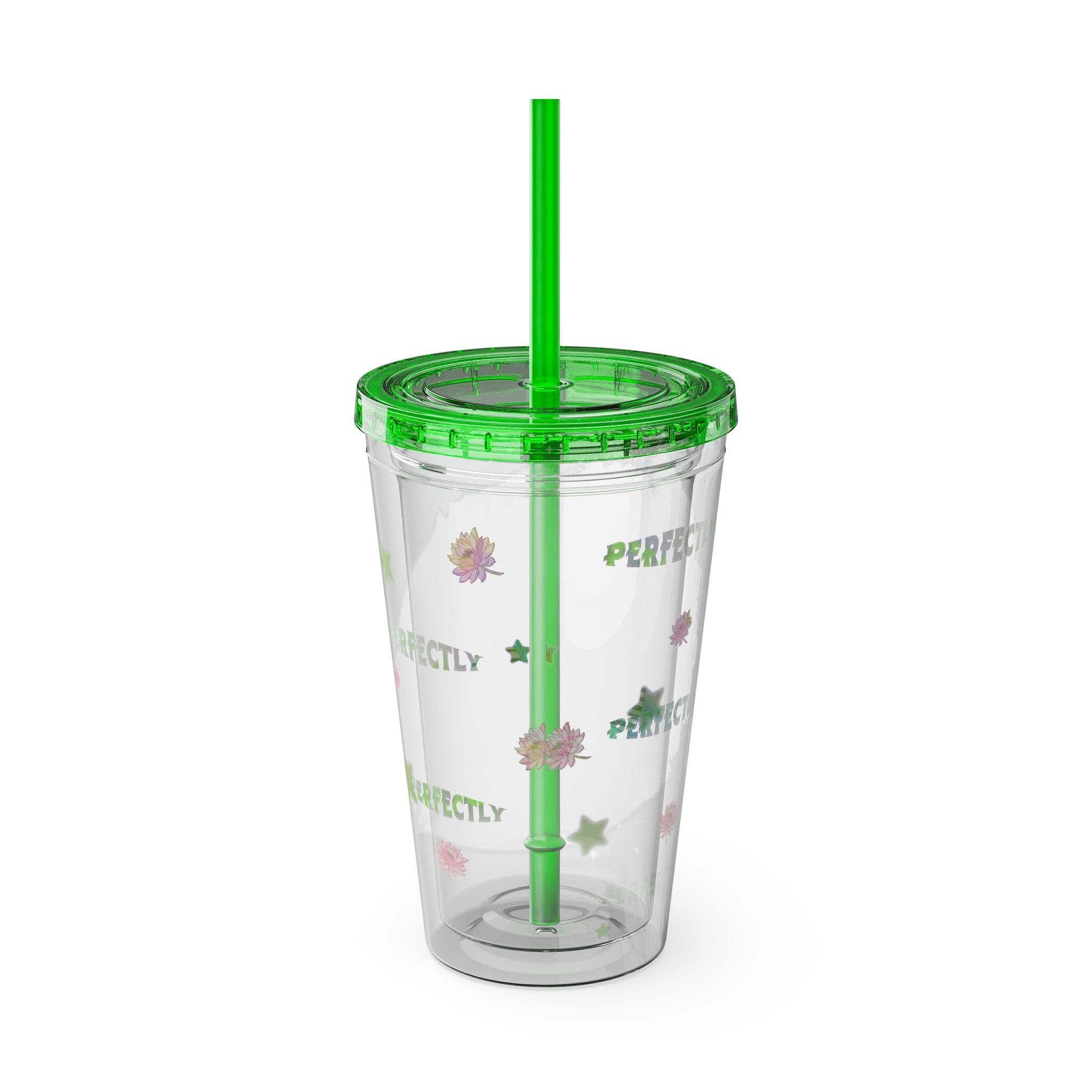 Perfectly Pisces Zodiac Sunsplash Tumbler with Straw, 16oz