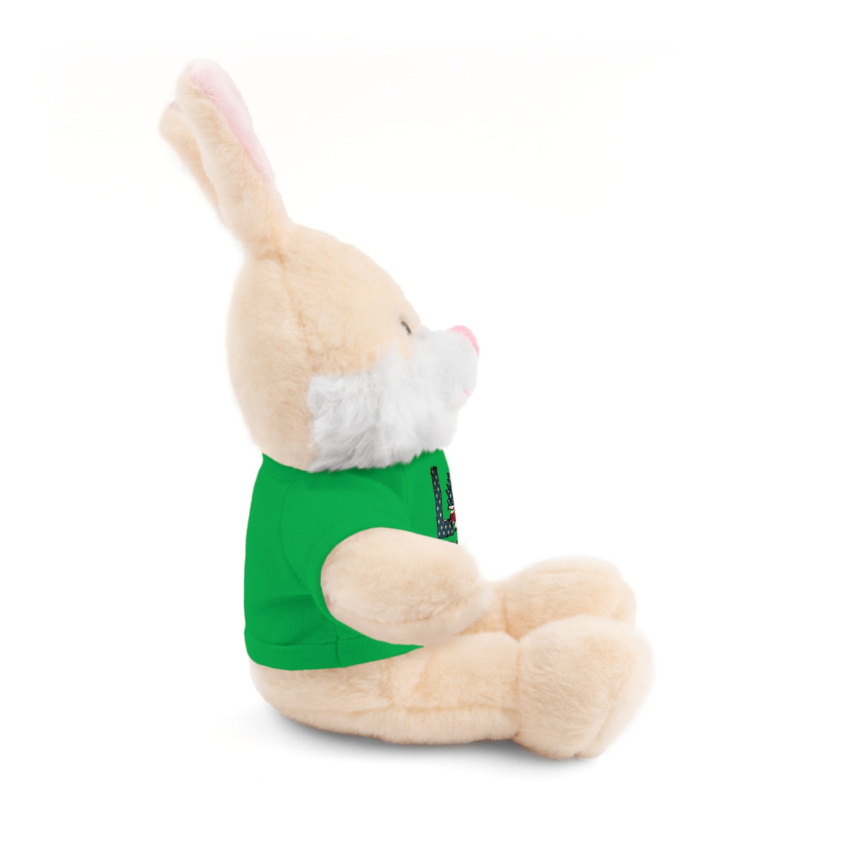Patriotic 'LOVE' Plush Bear with Tee — Cute Stuffed Animal Gift