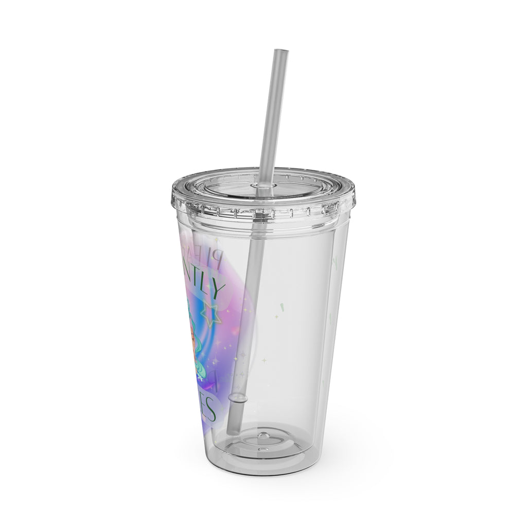 Pleasantly Pisces Zodiac Sunsplash Tumbler 16oz