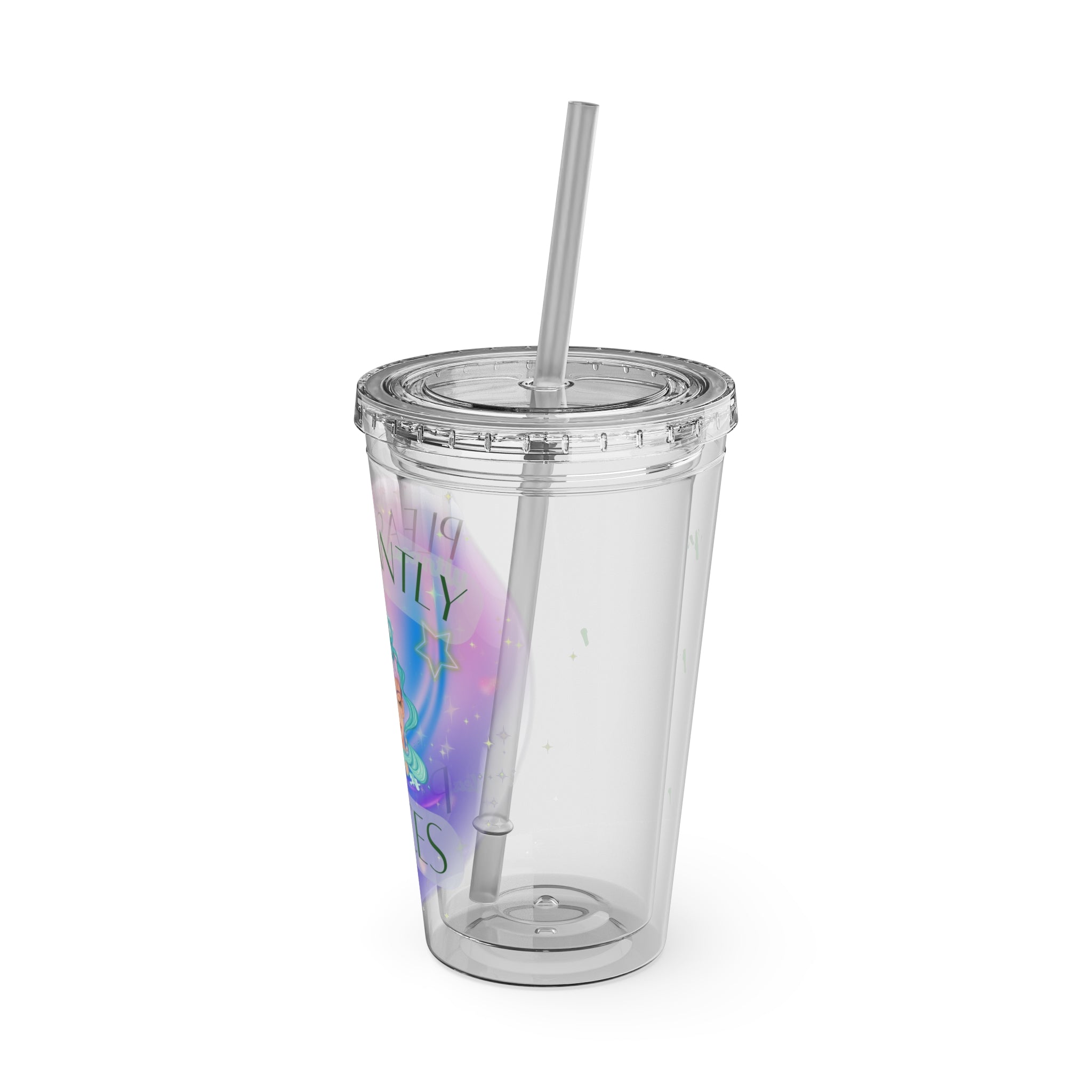 Pleasantly Pisces Zodiac Sunsplash Tumbler 16oz