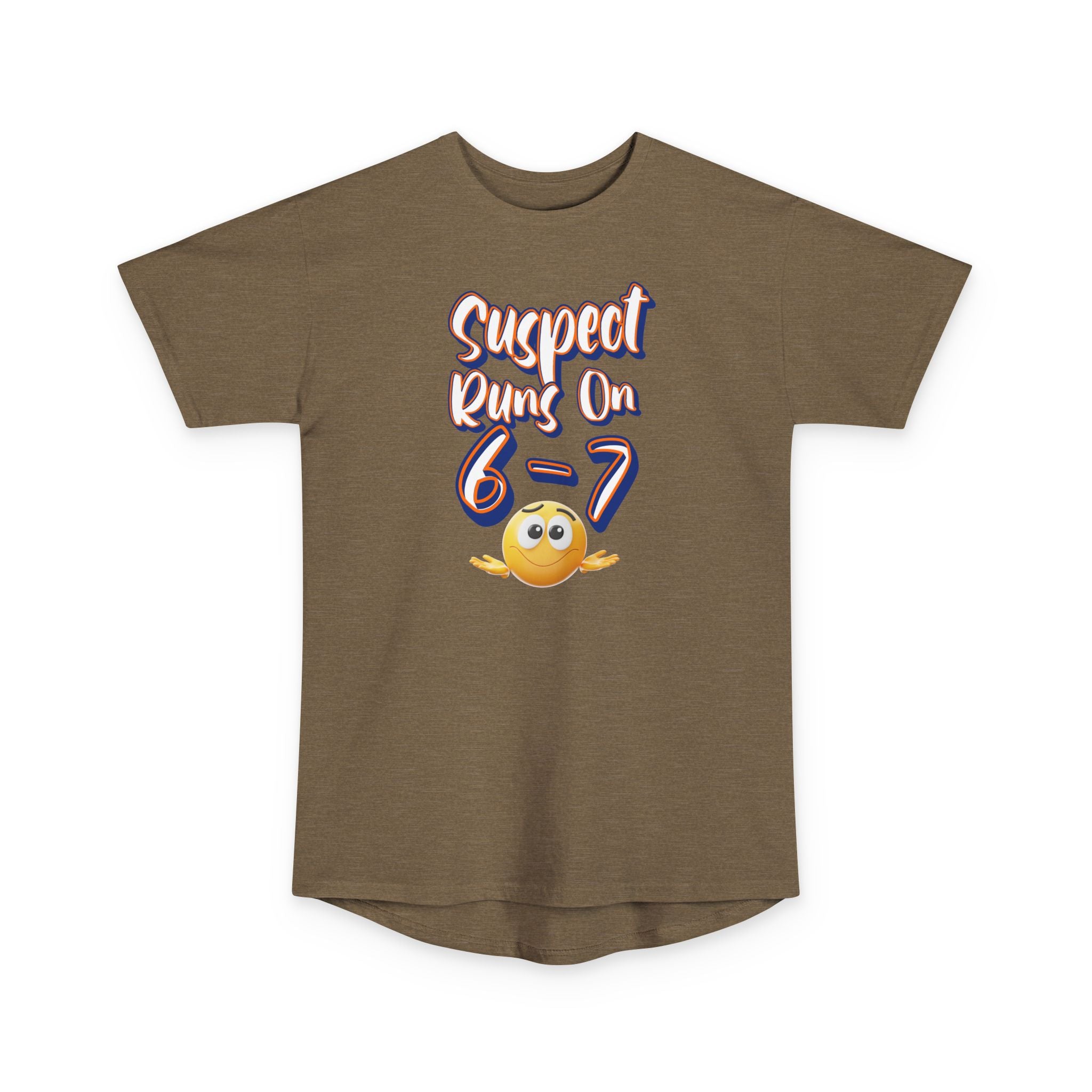 Suspect Runs On...6-7 Meme Style Graphic Tee