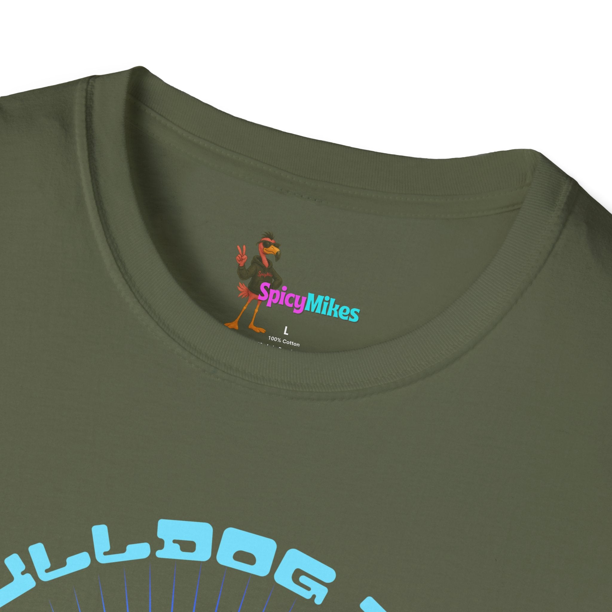 "My Bulldog Thinks I'm Cool"  Vintage Neon T-Shirt