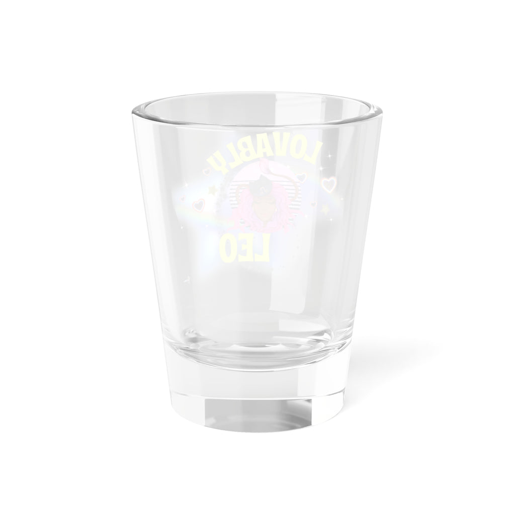 Lovably Leo Shot Glass – Zodiac Birthday Gift