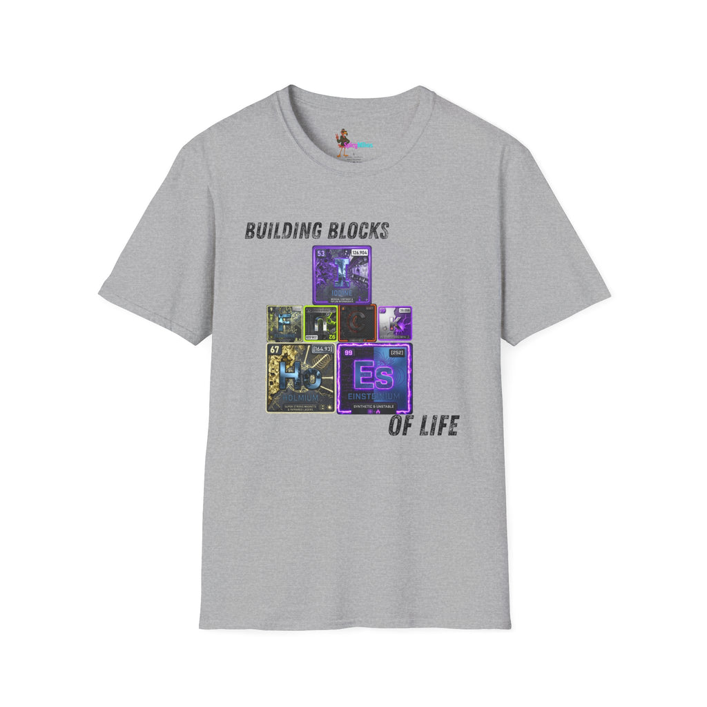 Building Blocks of Life T-Shirt — Science Element Periodic Table Graphic Tee