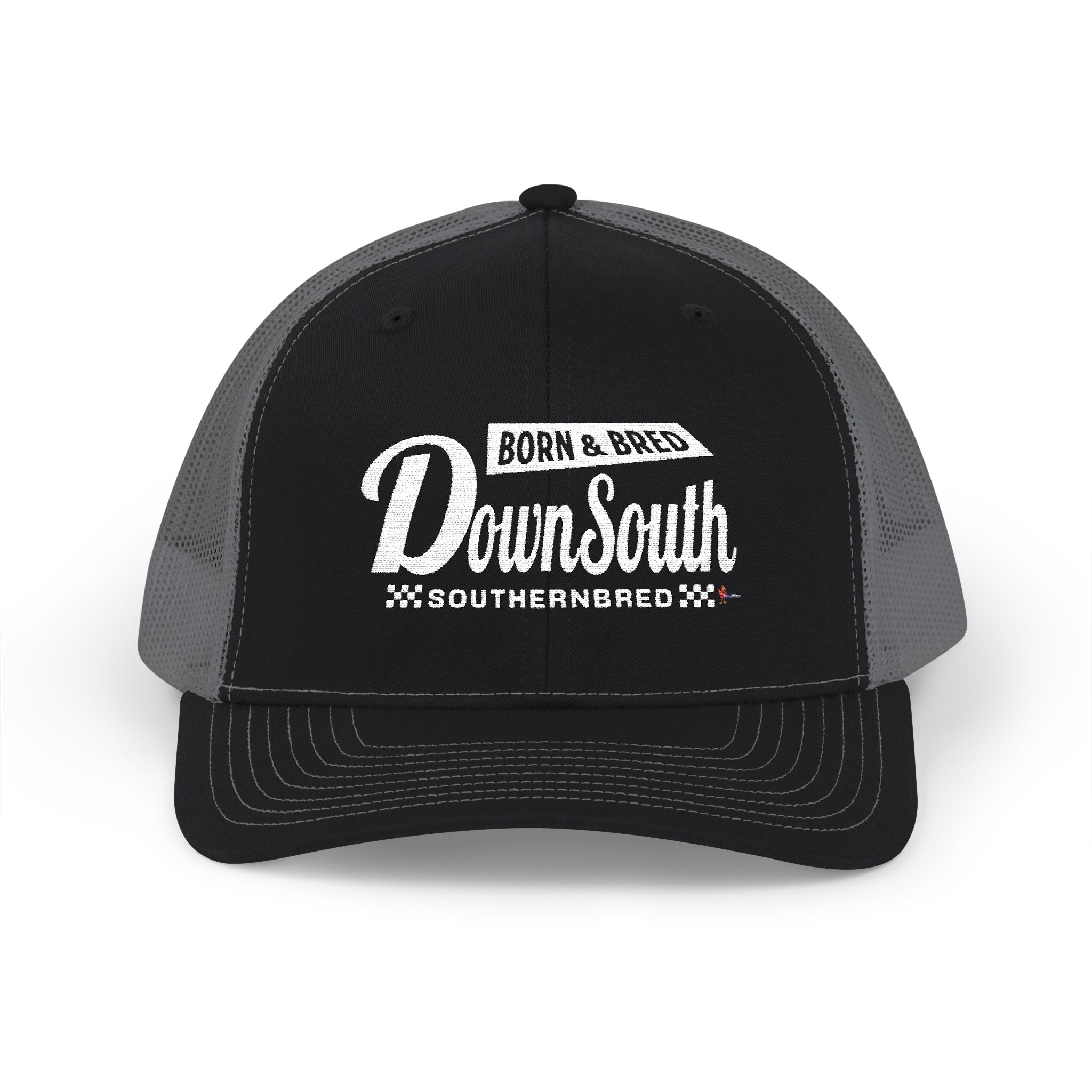 Born & Bred Down South SouthernBred Embroidered Trucker Cap