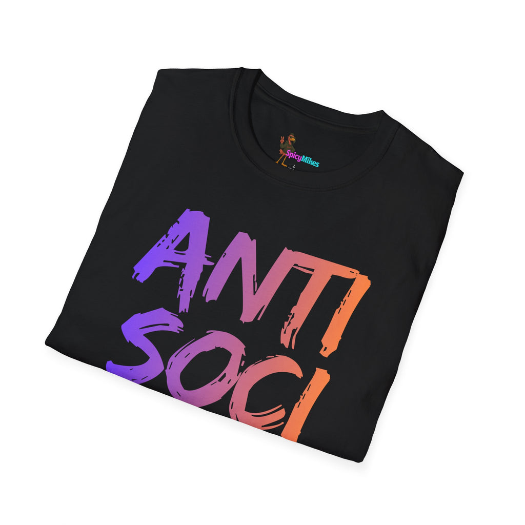 Antisocial Brushstroke Graphic Tee