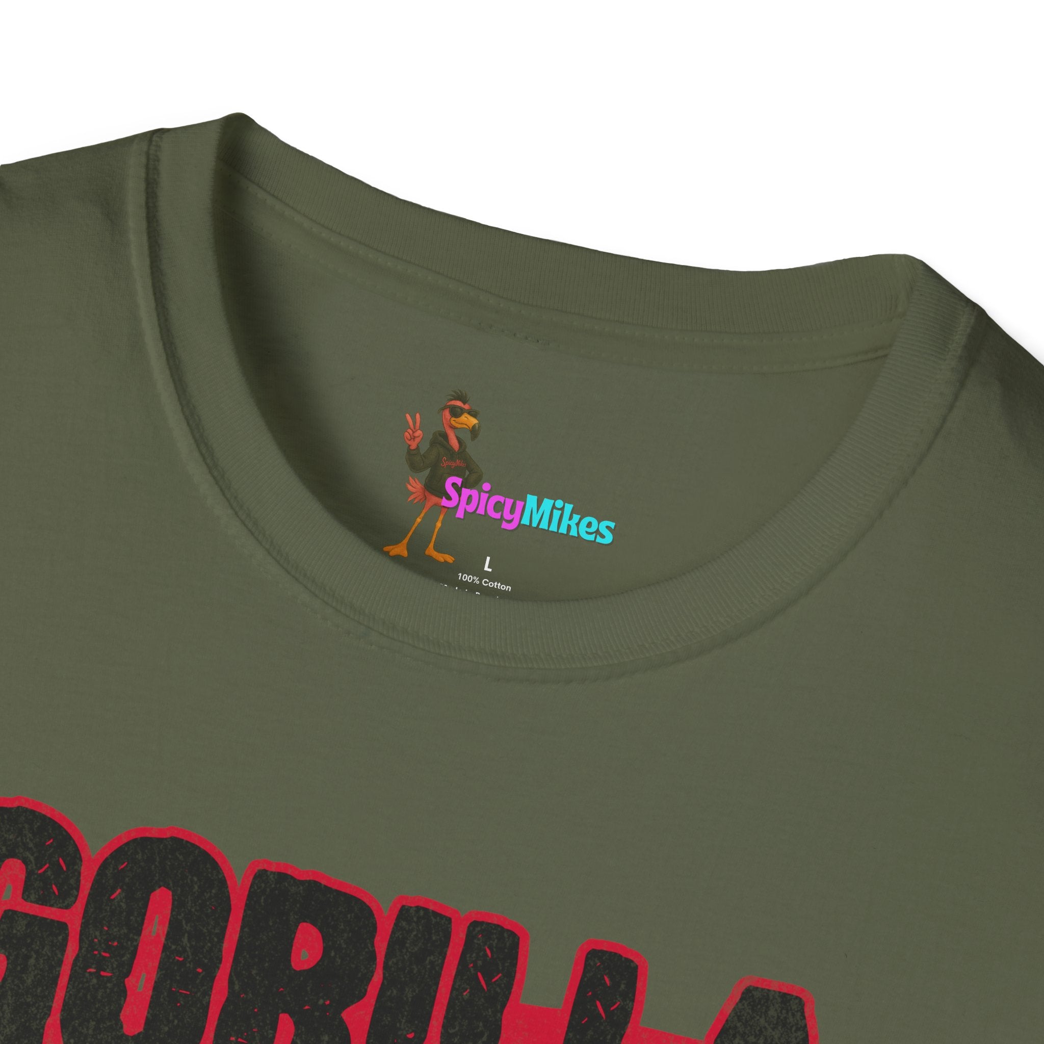 Gorilla Boss Style T-Shirt — Retro Ape with Sunglasses & Cigar Graphic