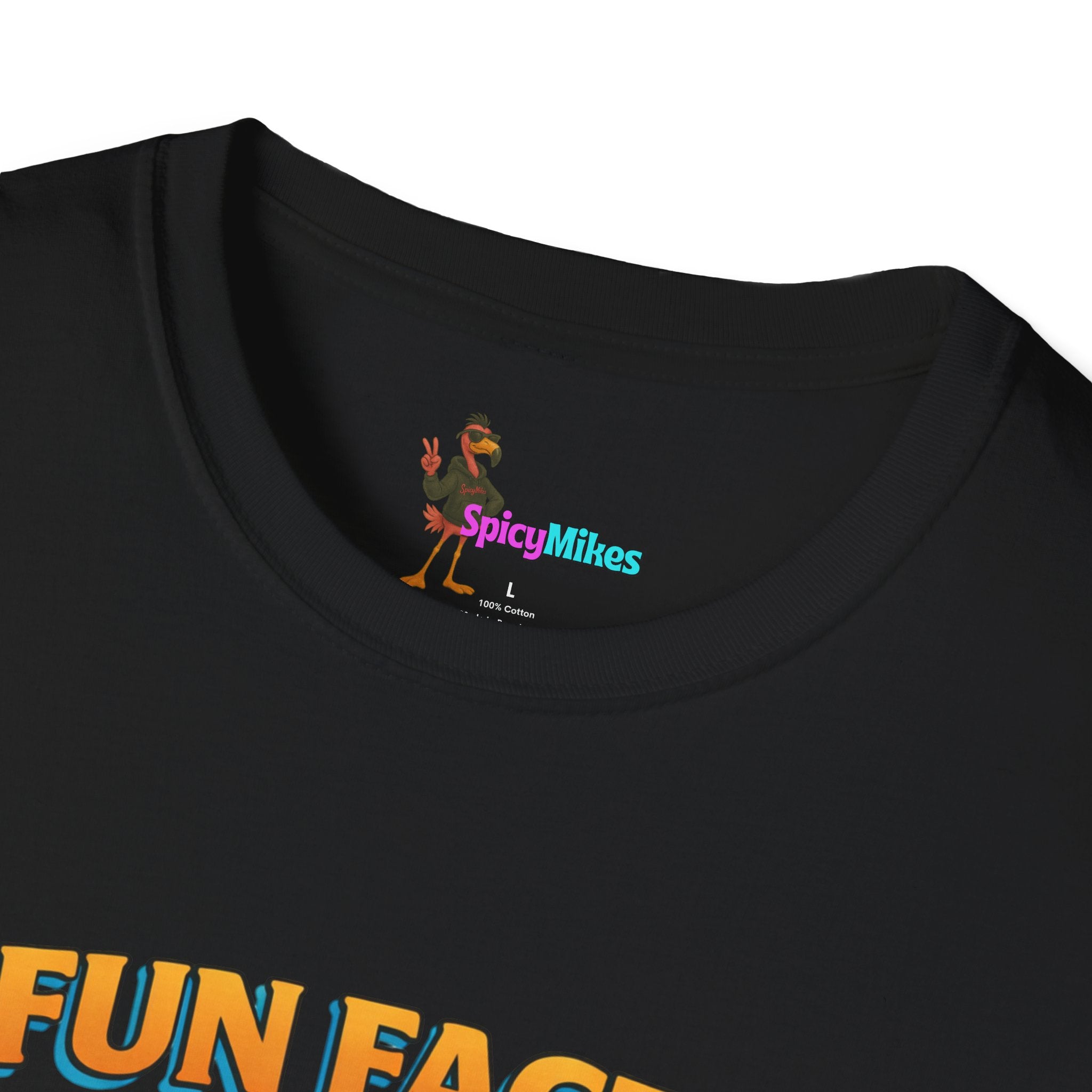 Fun Fact I Don't Care Funny Sunglasses Dog Graphic Tee