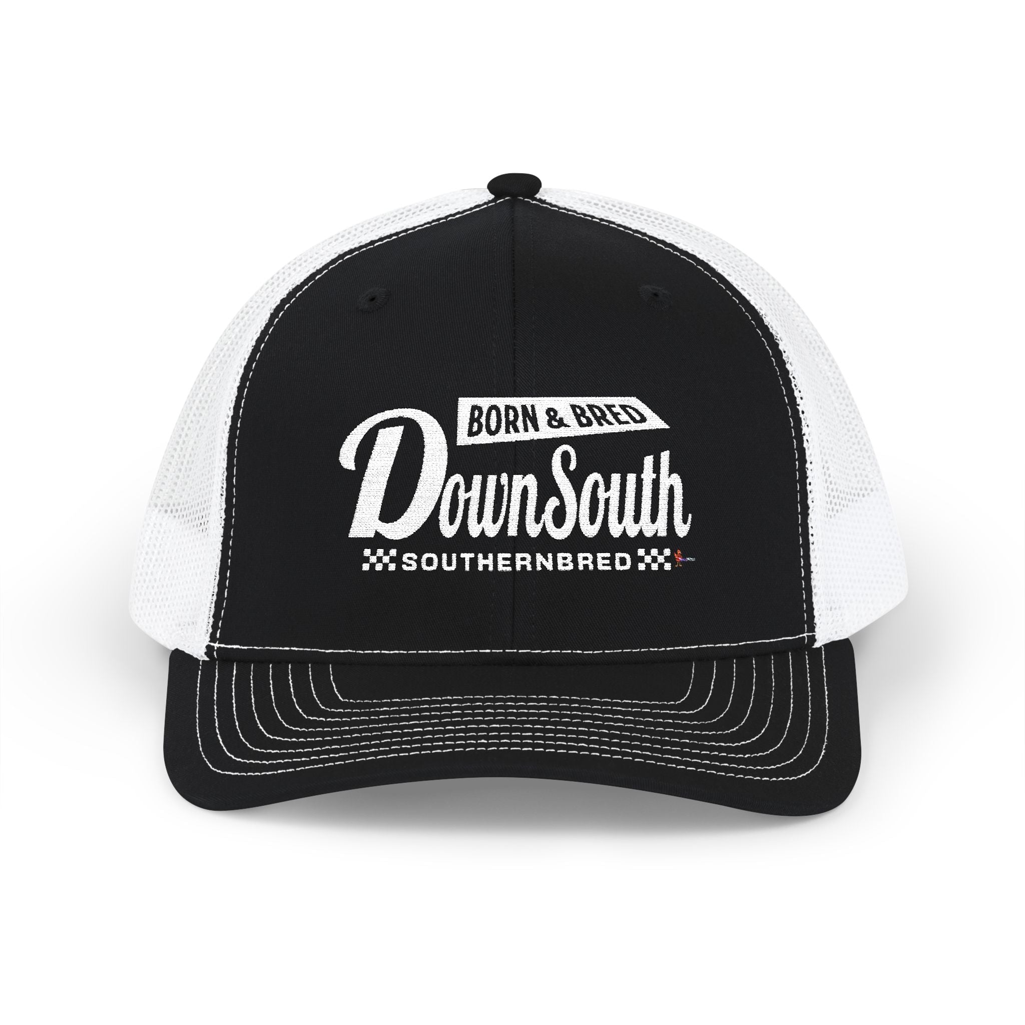 Born & Bred Down South SouthernBred Embroidered Trucker Cap