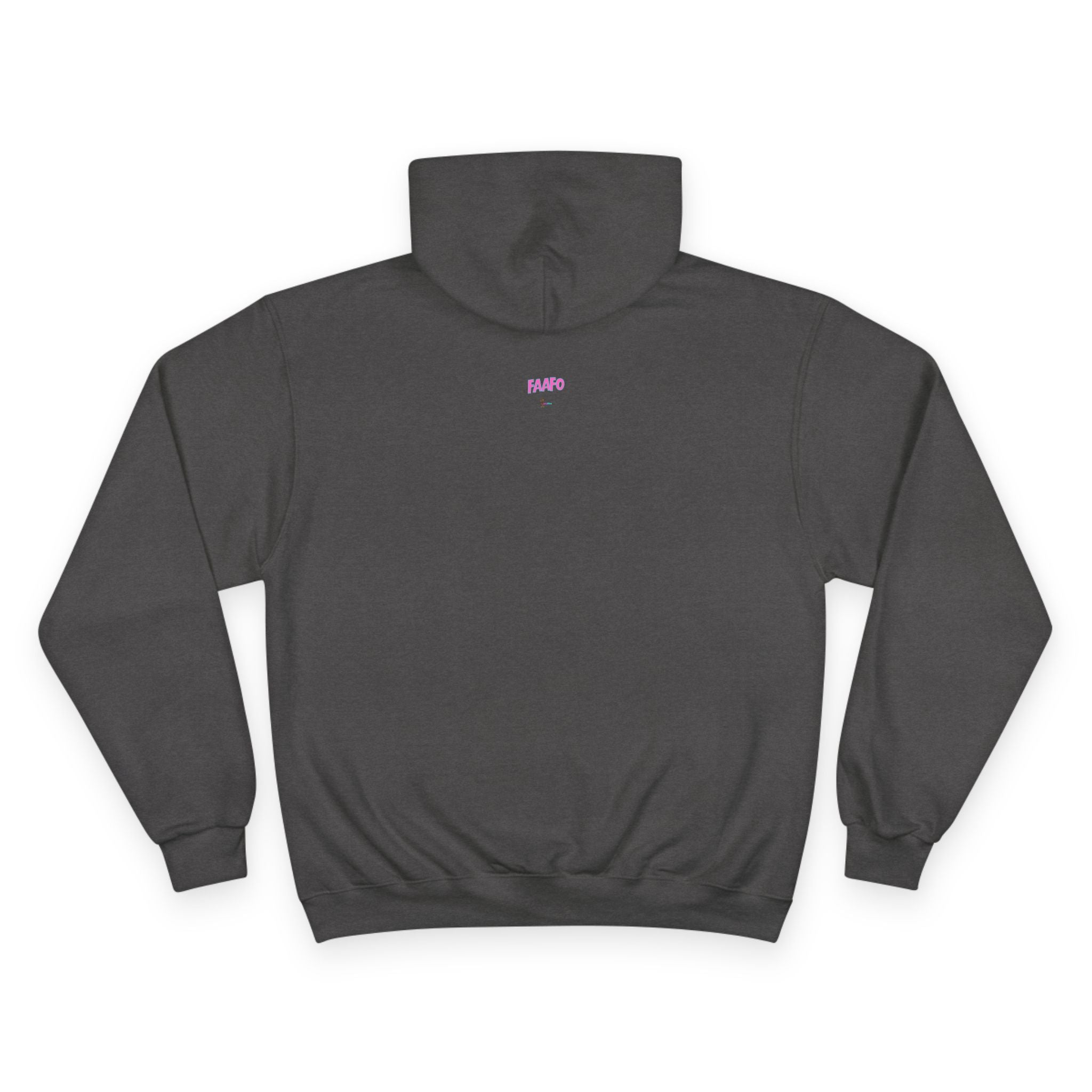 FAAFO Now In Technicolor Simple Champion Pullover Hoodie