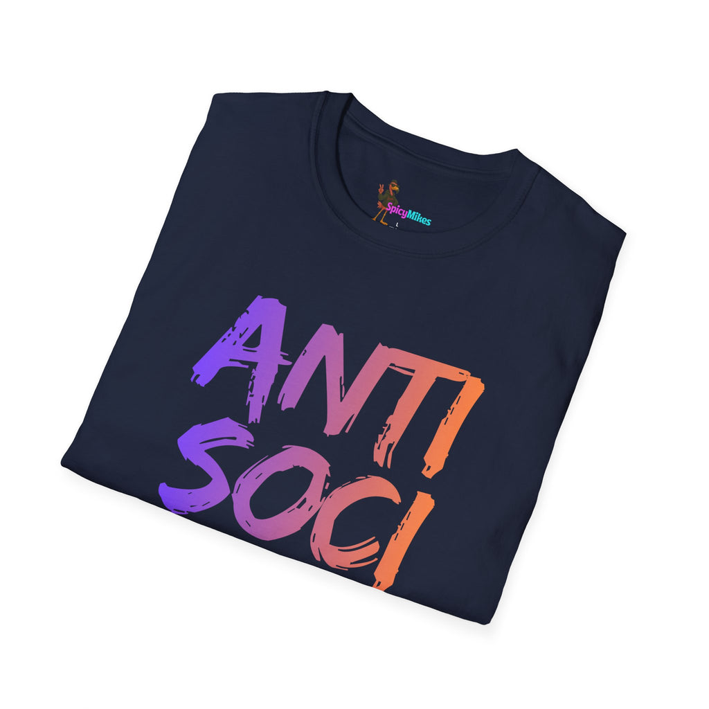 Antisocial Brushstroke Graphic Tee