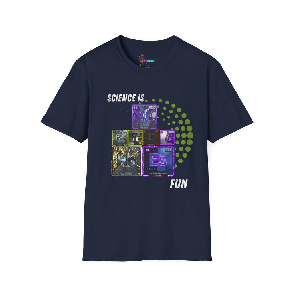 Science Is Fun T-Shirt — Playful Periodic Table Graphic Tee for STEM Lovers