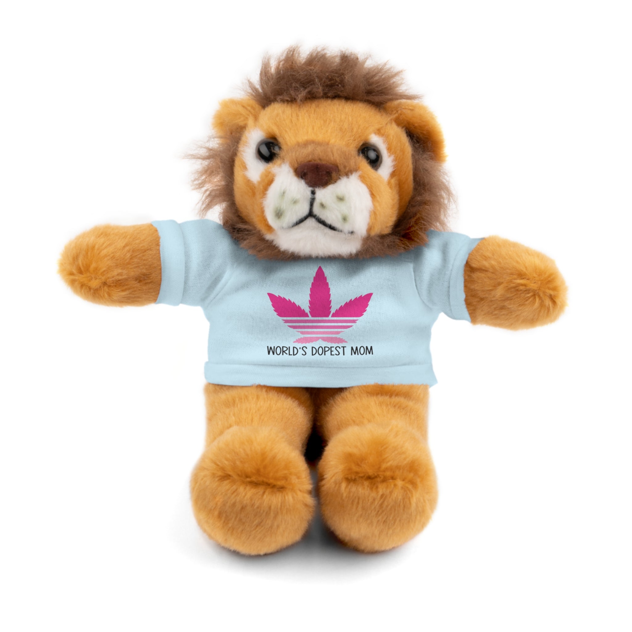Teddy Bear – "World's Dopest Mom" Adult Plush with Tee for 420 moms