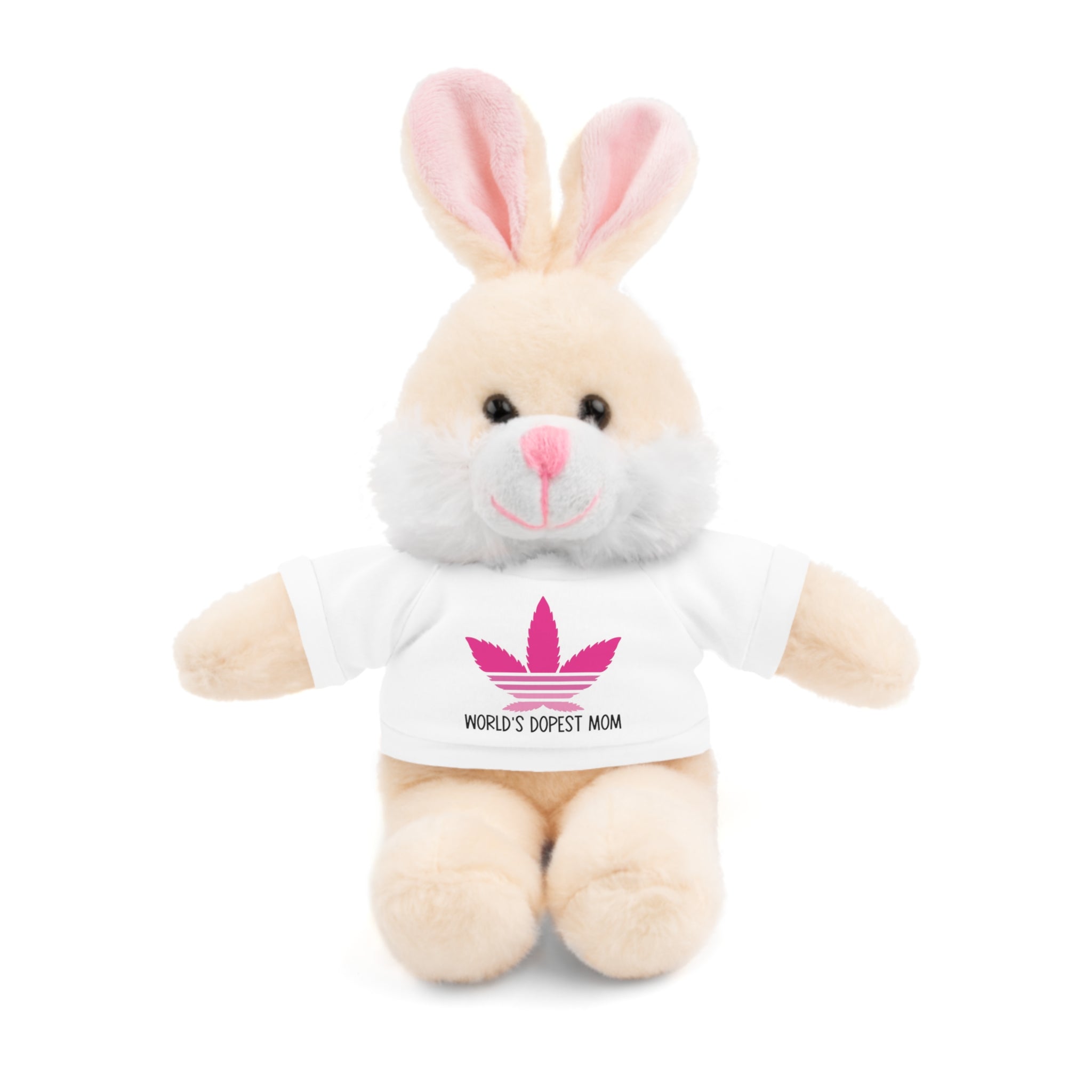 Teddy Bear – "World's Dopest Mom" Adult Plush with Tee for 420 moms