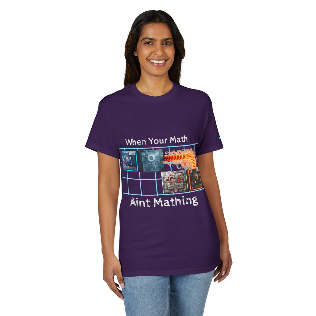 Periodic table "No Cap" When Your Math Ain't Mathing T-Shirt — Funny Math Meme Tee