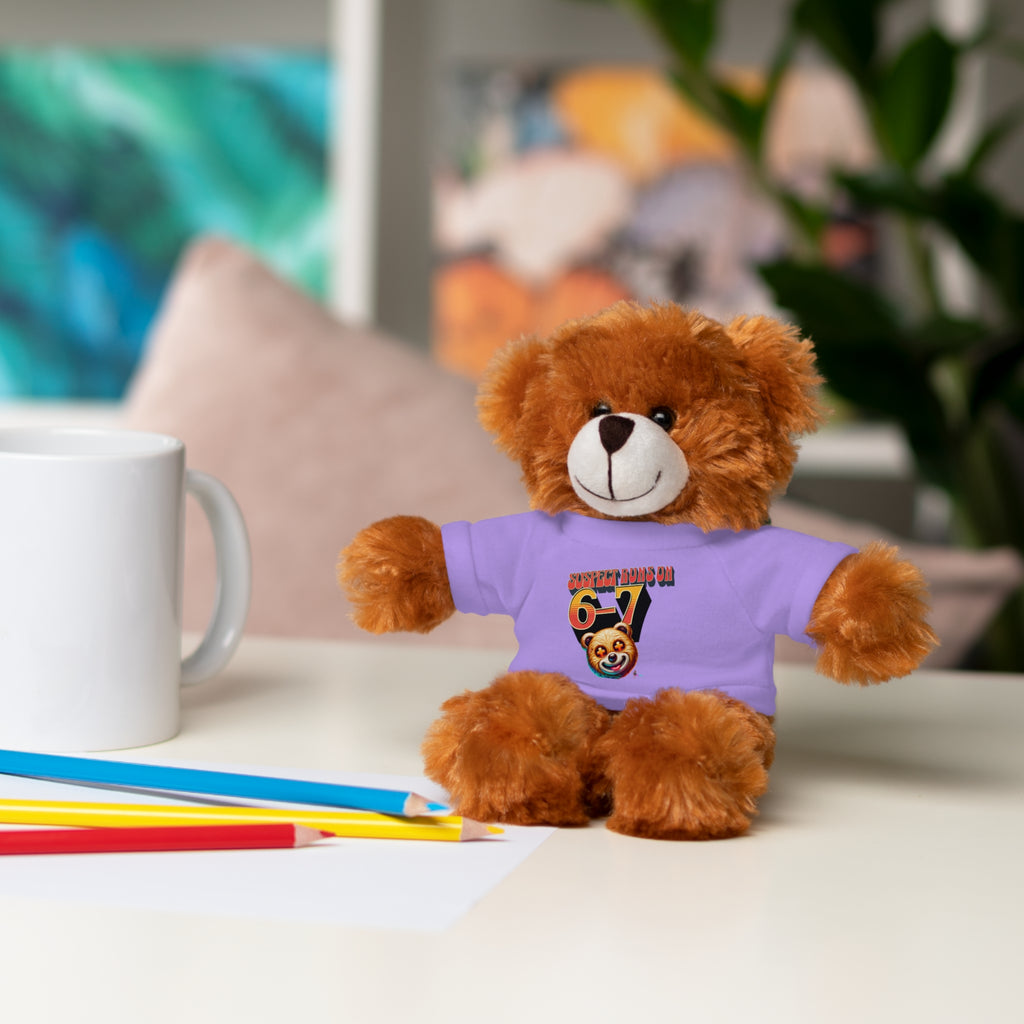 6-7 Teddy Bear wearing Tee – Cute Plush Gift for Kids