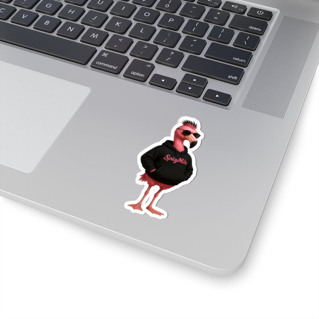 SpicyMike Flamingo Kiss-Cut Sticker