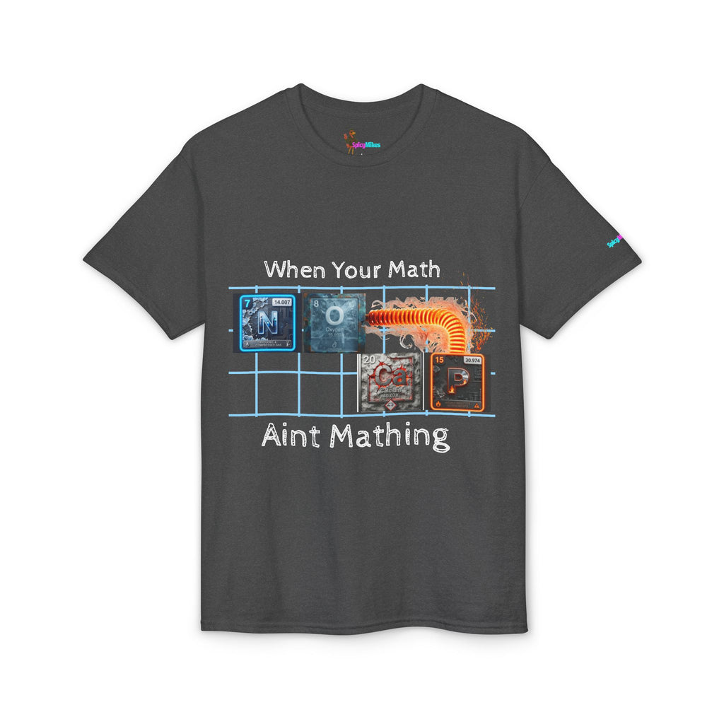 Periodic table "No Cap" When Your Math Ain't Mathing T-Shirt — Funny Math Meme Tee