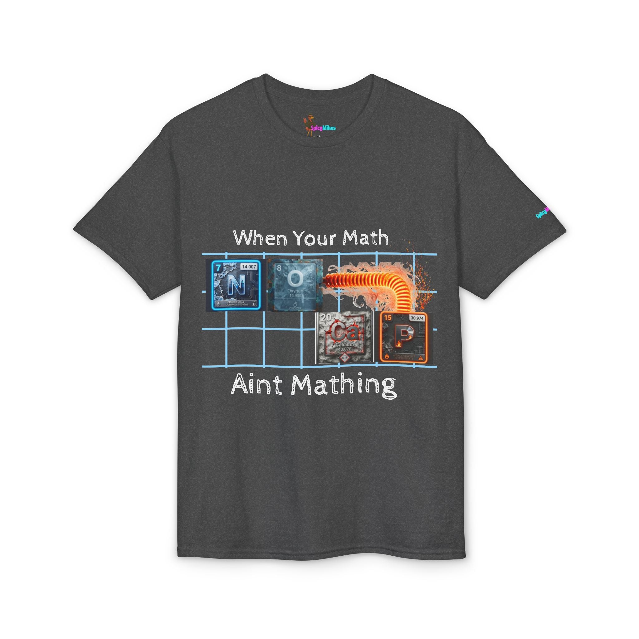 Periodic table "No Cap" When Your Math Ain't Mathing T-Shirt — Funny Math Meme Tee