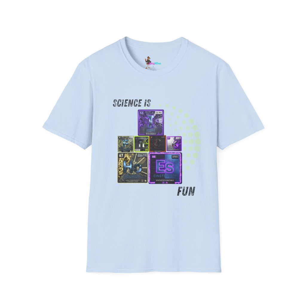Science Is Fun T-Shirt — Playful Periodic Table Graphic Tee for STEM Lovers