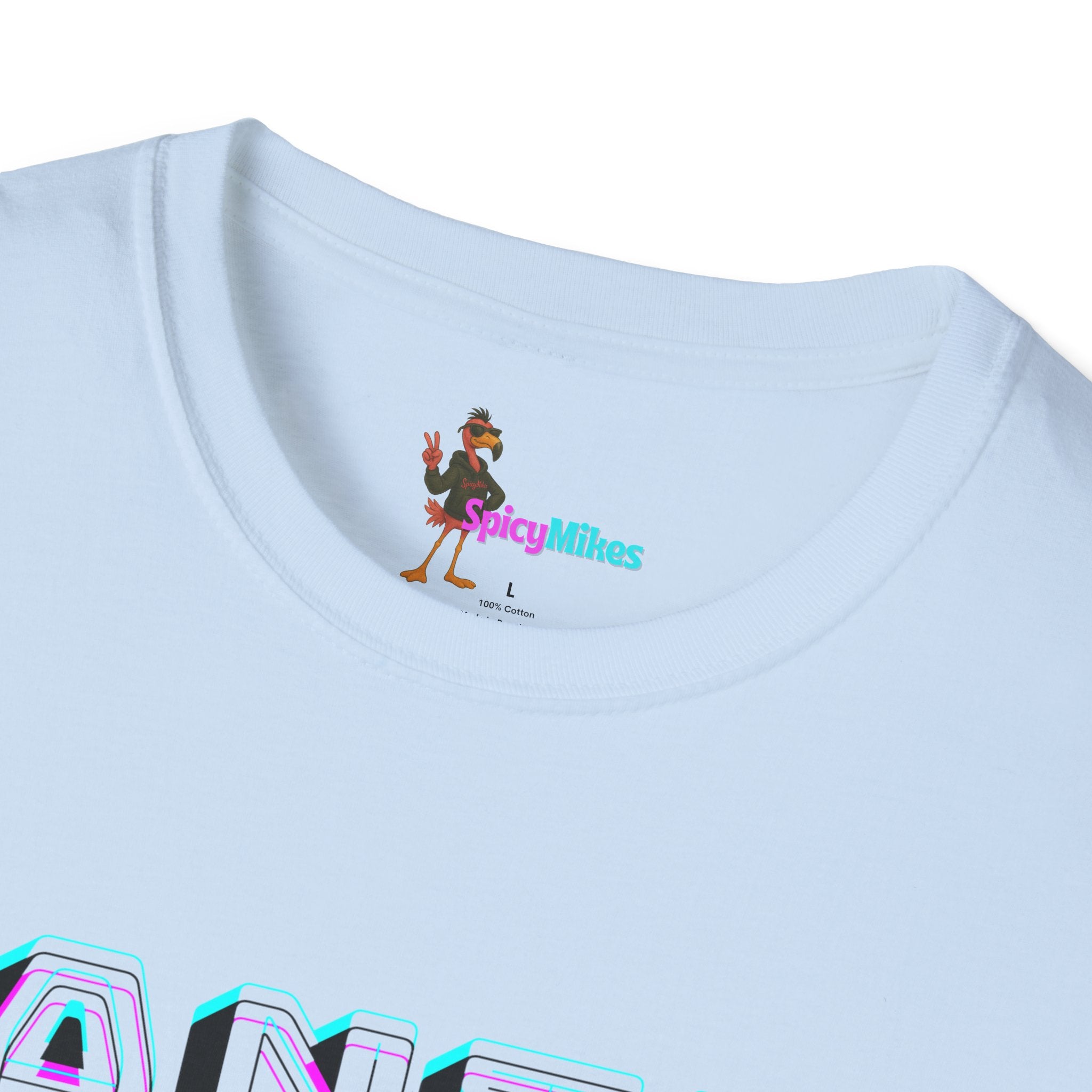 Anti Social Schizm  3D Text Graphic Tee