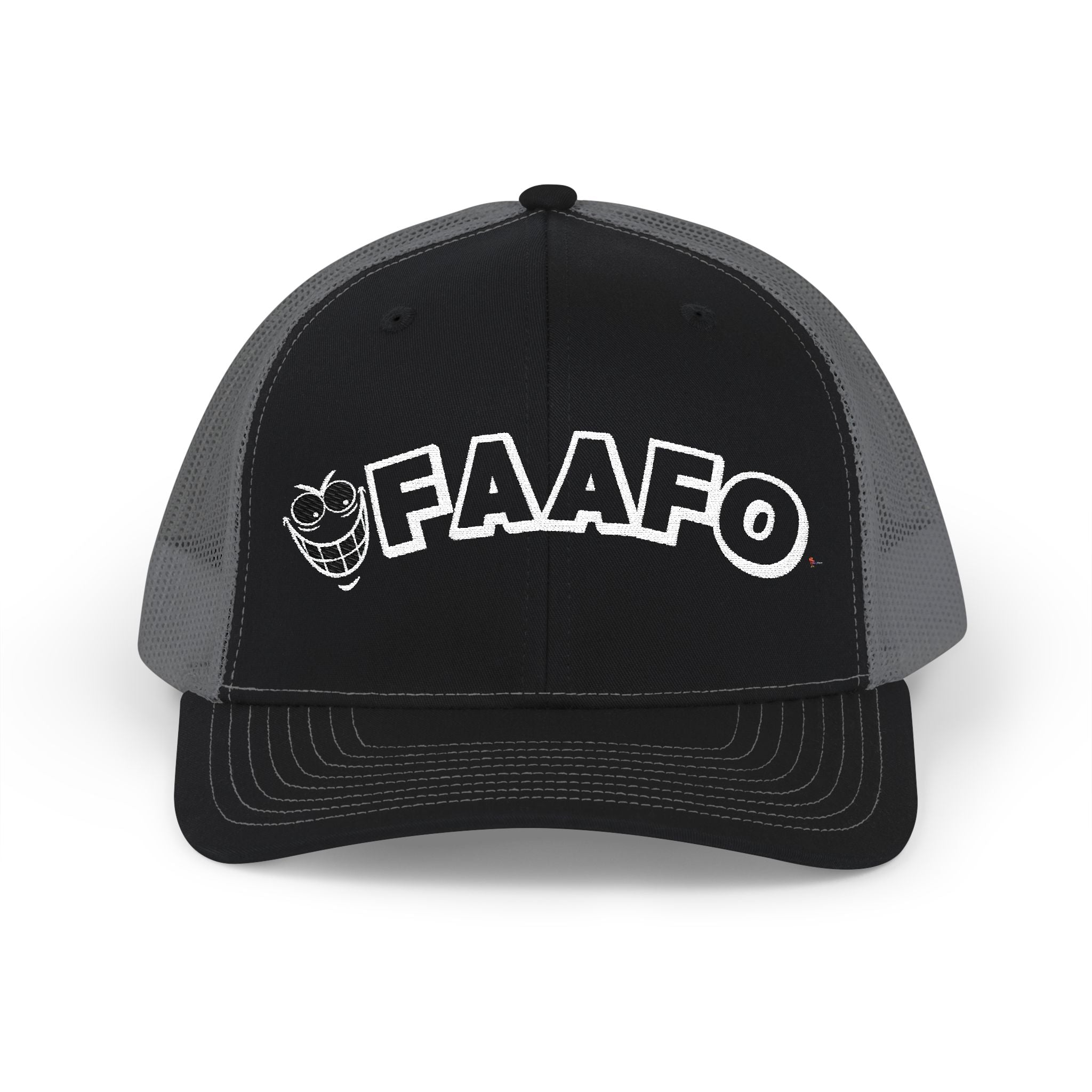 Embroidered 'FAAF0' SlyGuy Trucker Snapback Hat