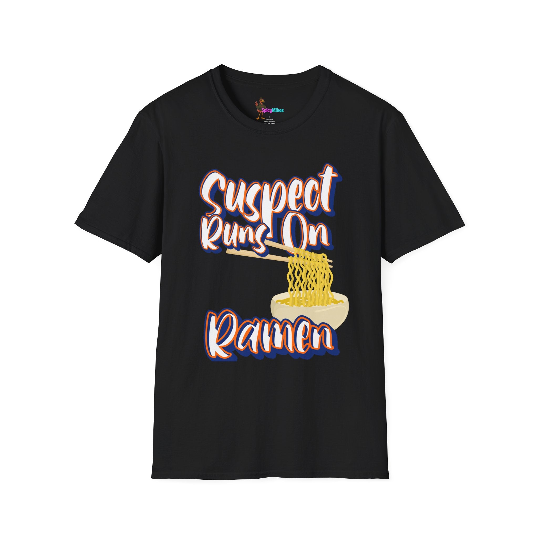 Suspect Runs On.... Ramen Graphic Tee