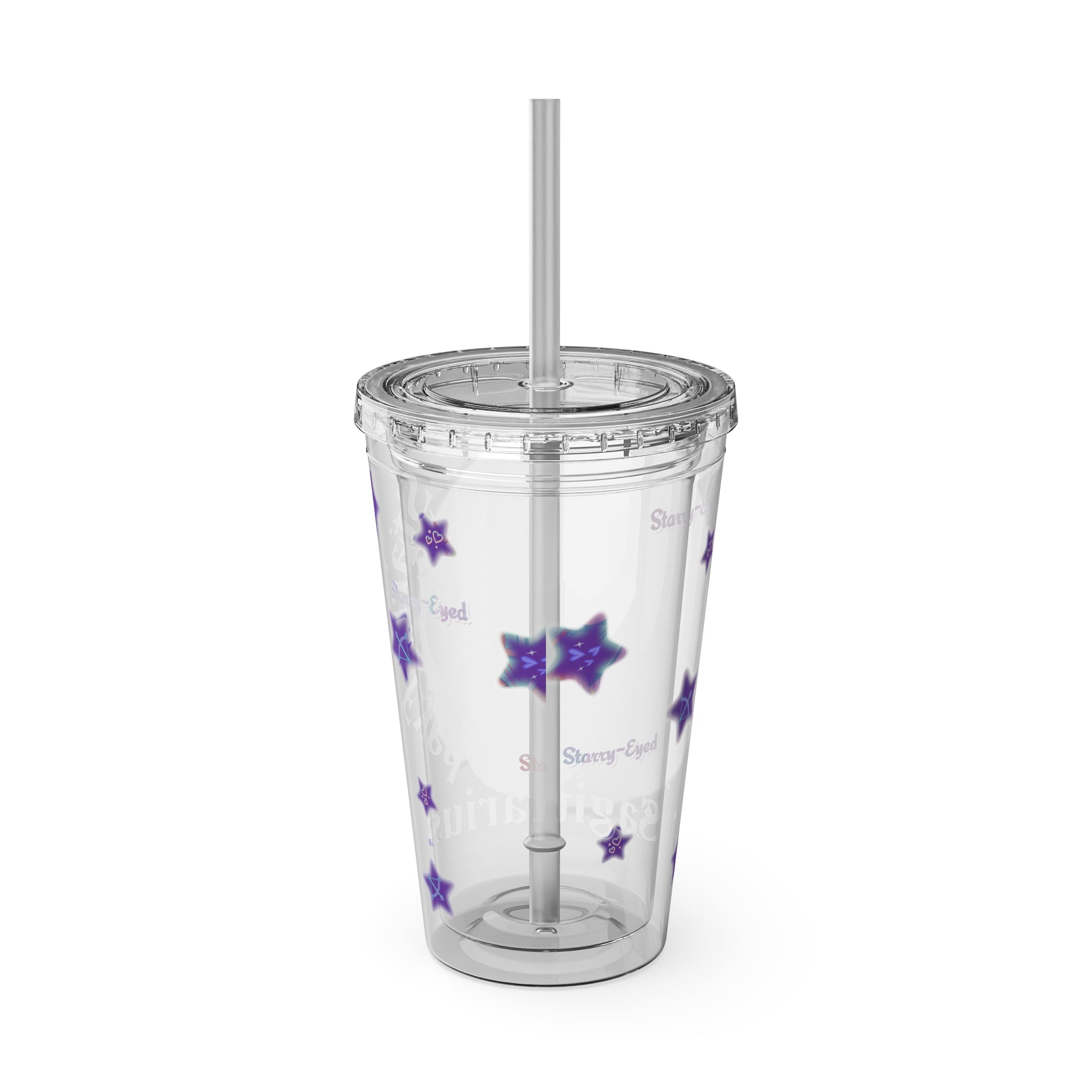 Starry-Eyed Sagittarius Zodiac Sunsplash Tumbler 16oz