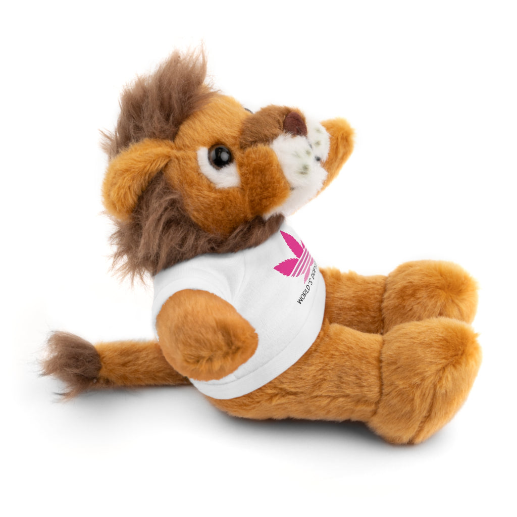 Teddy Bear – "World's Dopest Mom" Adult Plush with Tee for 420 moms