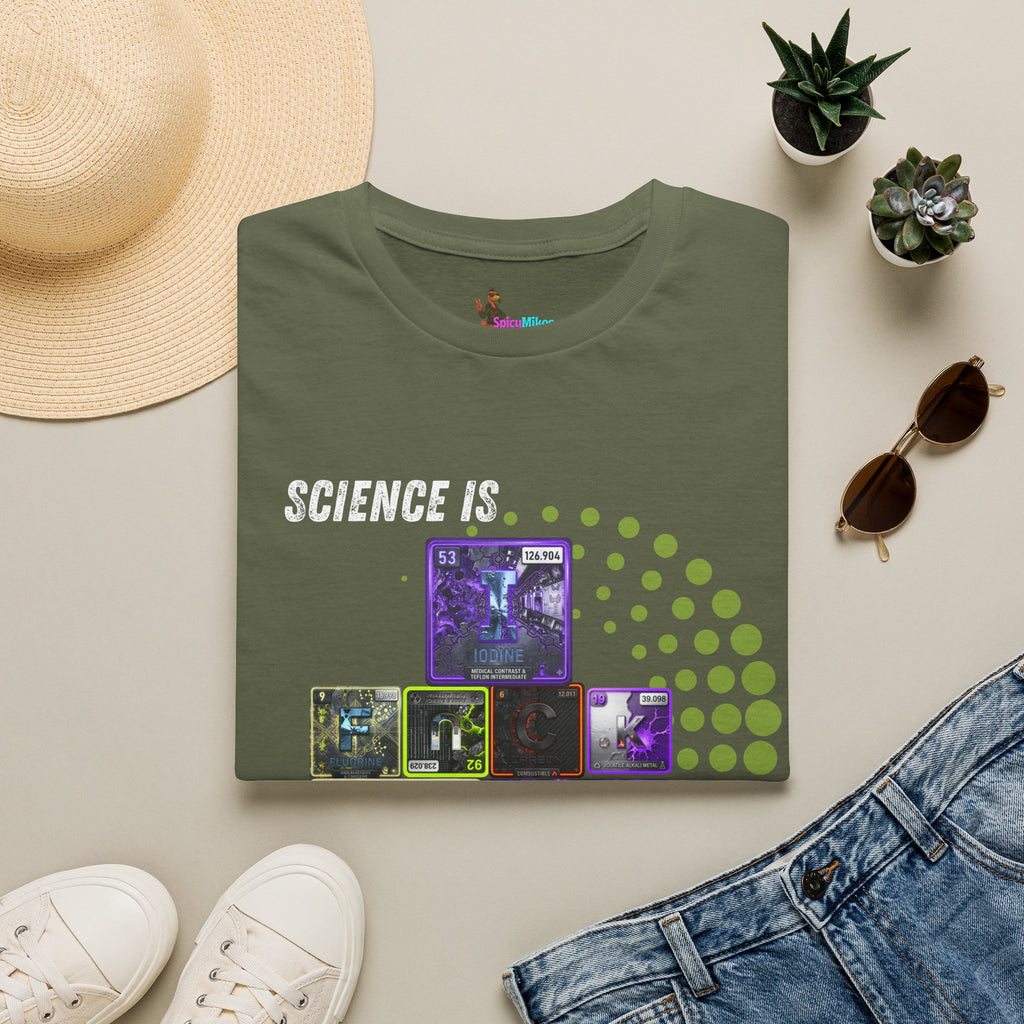 Science Is Fun T-Shirt — Playful Periodic Table Graphic Tee for STEM Lovers