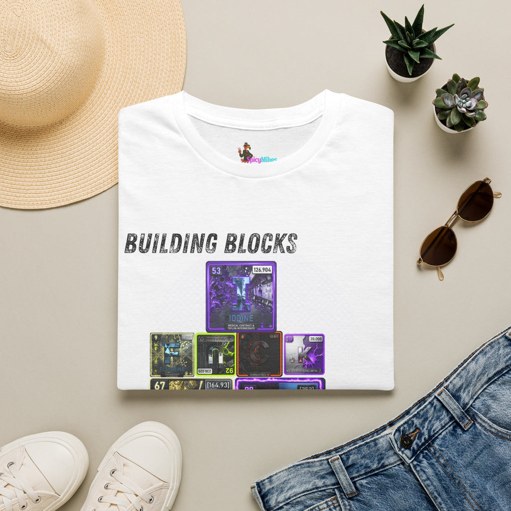 Building Blocks of Life T-Shirt — Science Element Periodic Table Graphic Tee