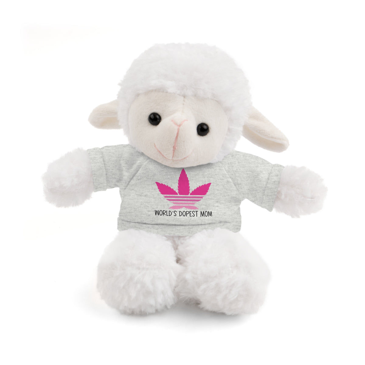 Teddy Bear – "World's Dopest Mom" Adult Plush with Tee for 420 moms