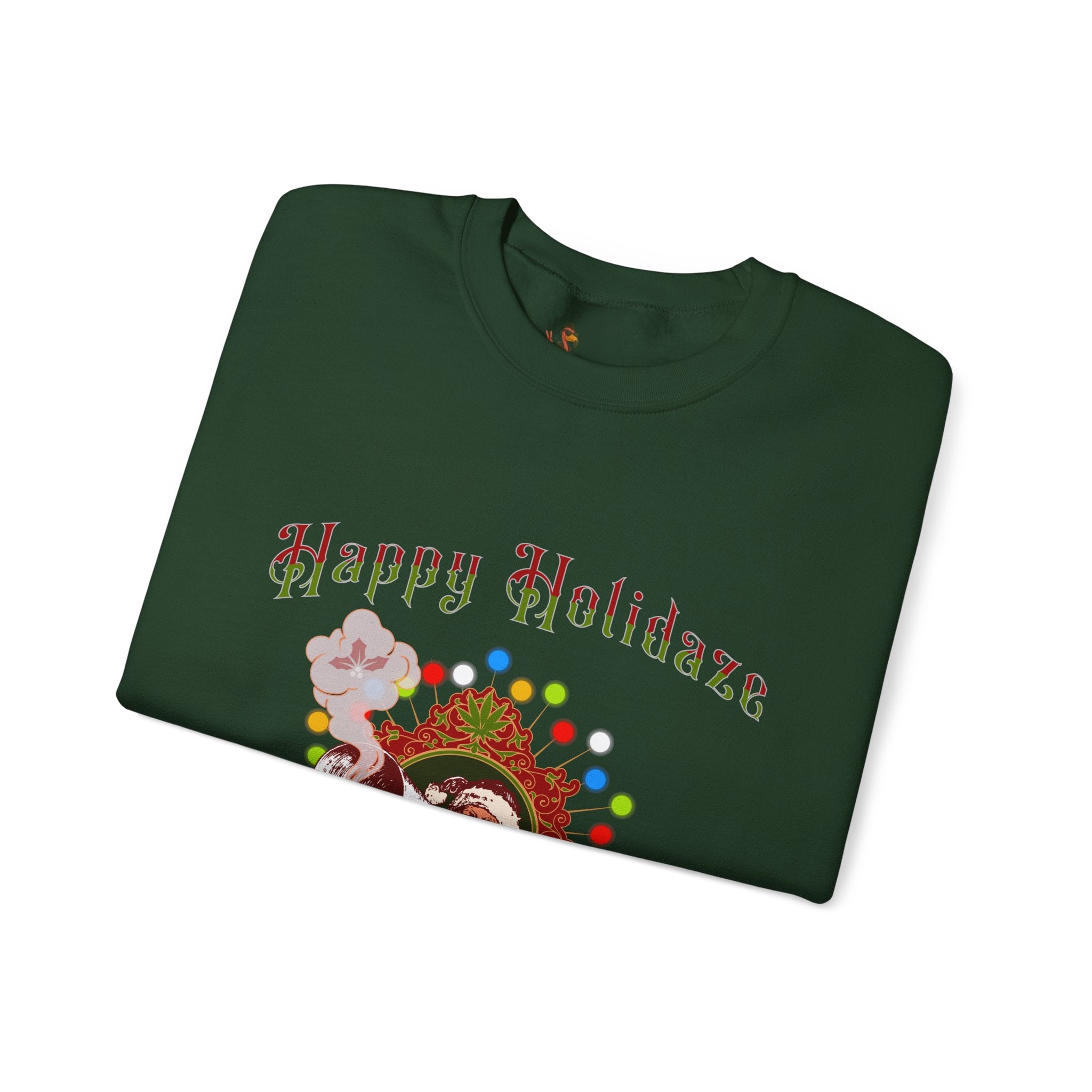 "Happy Holidaze" Retro Christmas Sweatshirt