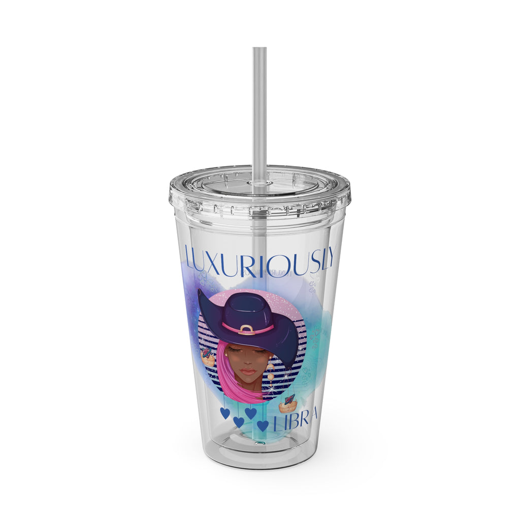 Luxuriously Libra Zodiac Sunsplash Tumbler 16oz