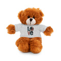 Patriotic 'LOVE' Plush Bear with Tee — Cute Stuffed Animal Gift