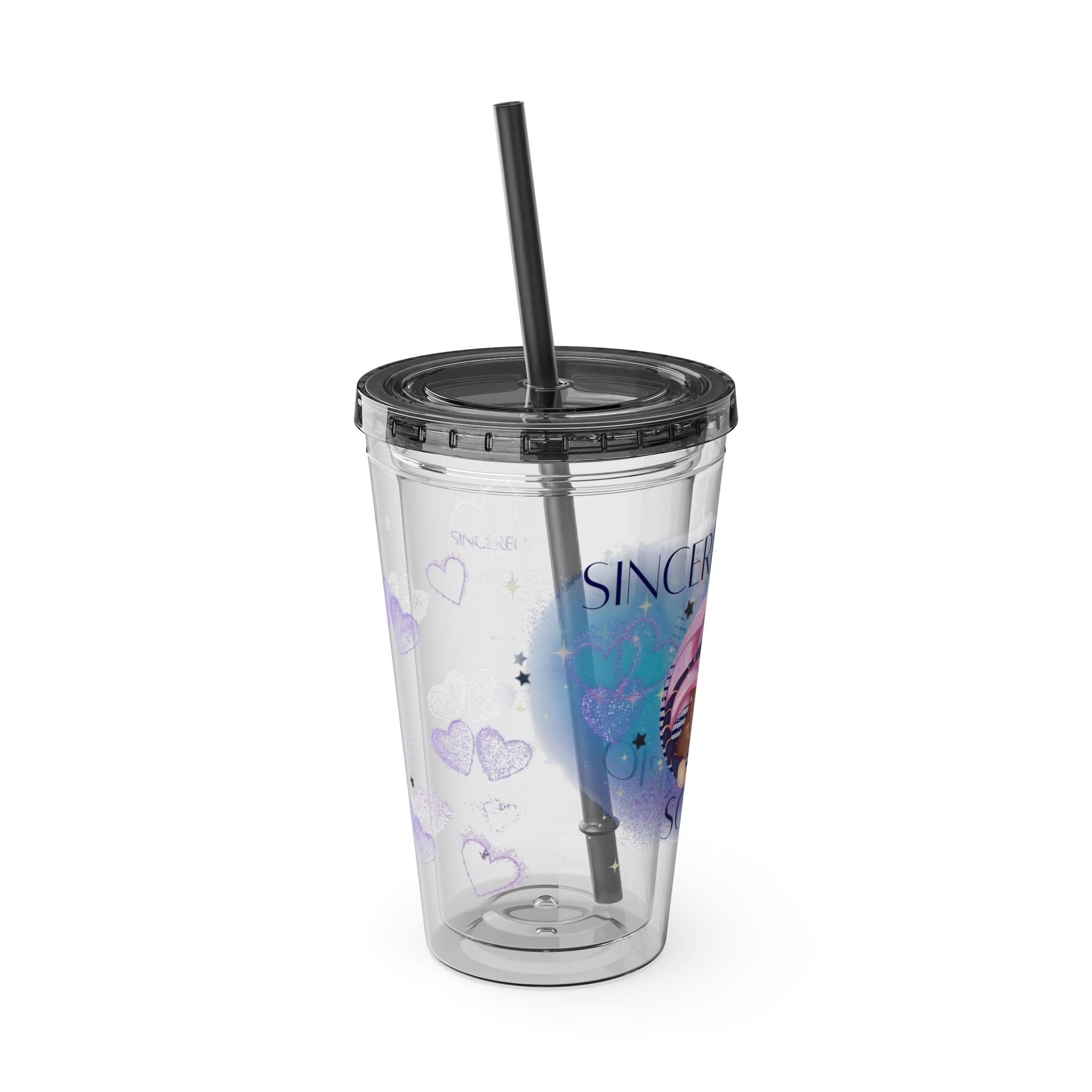 Sincerely Scorpio Zodiac Sunsplash Tumbler with Straw - 16oz