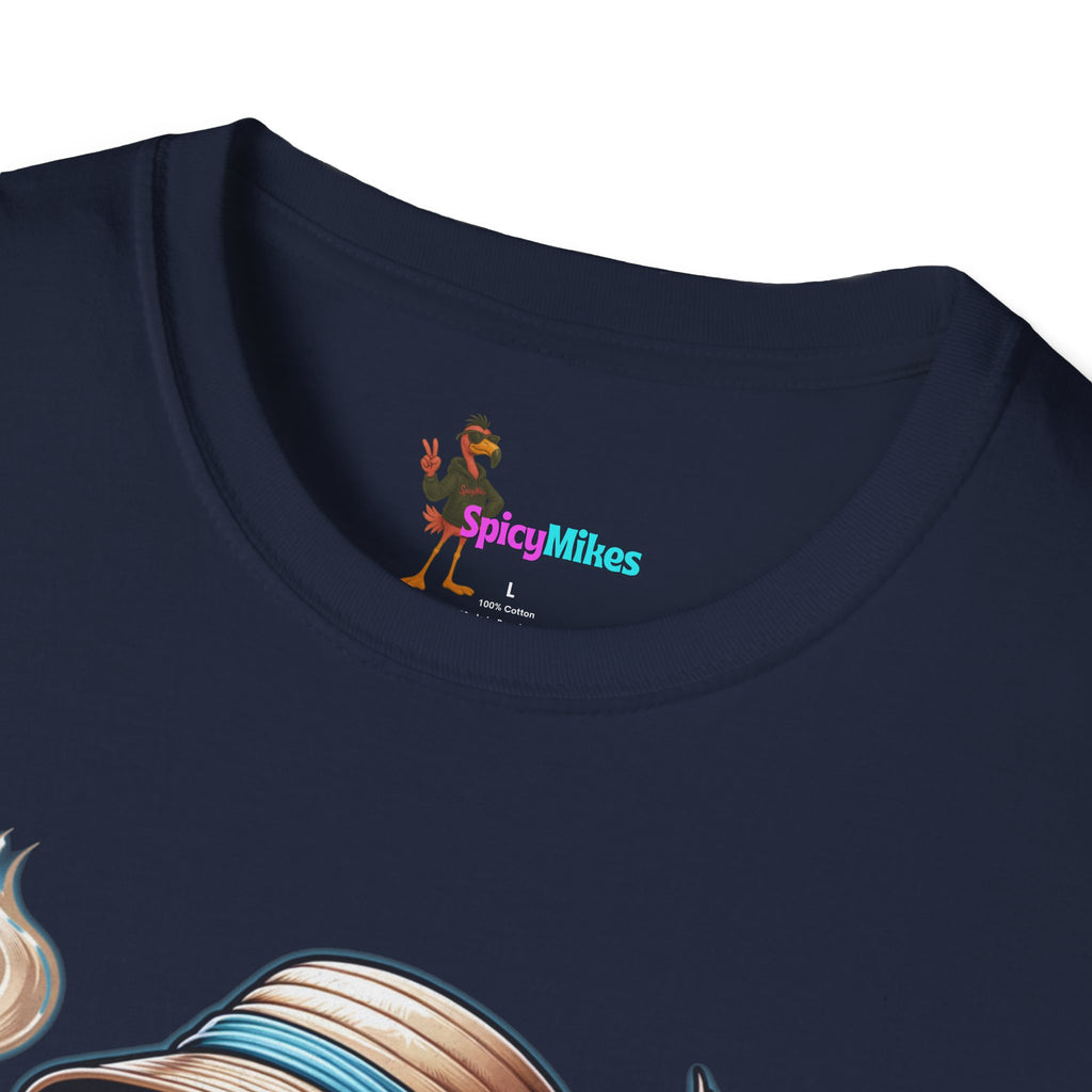 Smoking Skull "Burn With Confidence" Graphic Tee — Retro Skeleton Smoking Design