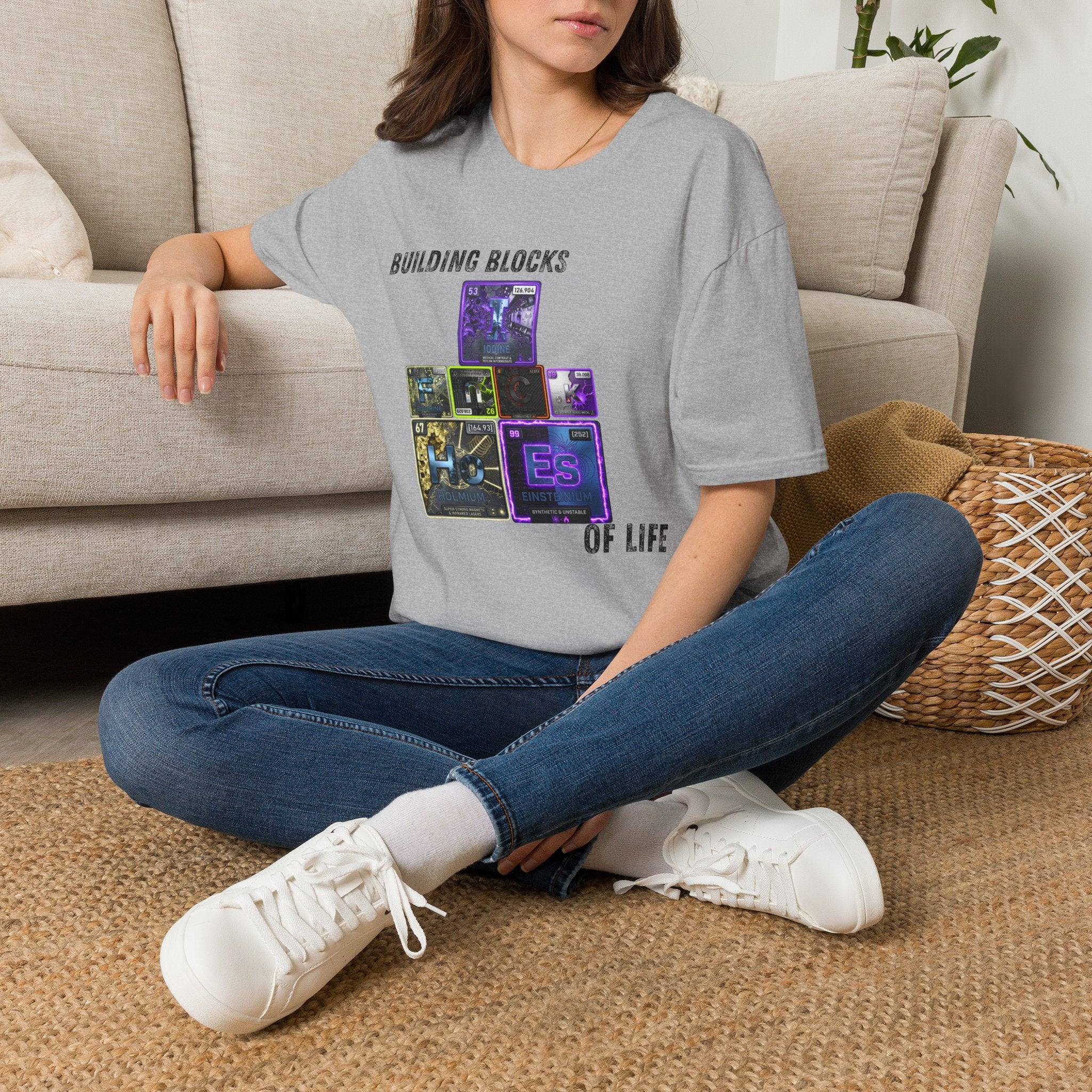 Building Blocks of Life T-Shirt — Science Element Periodic Table Graphic Tee