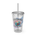 Certified Cancer Zodiac Sunsplash Tumblers with Straw 16oz