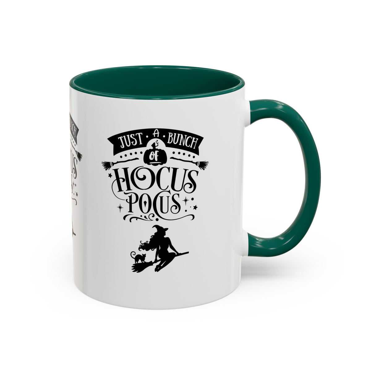 Halloween Just A Bunch Of Hocus Pocus Colored Rimmed Mug