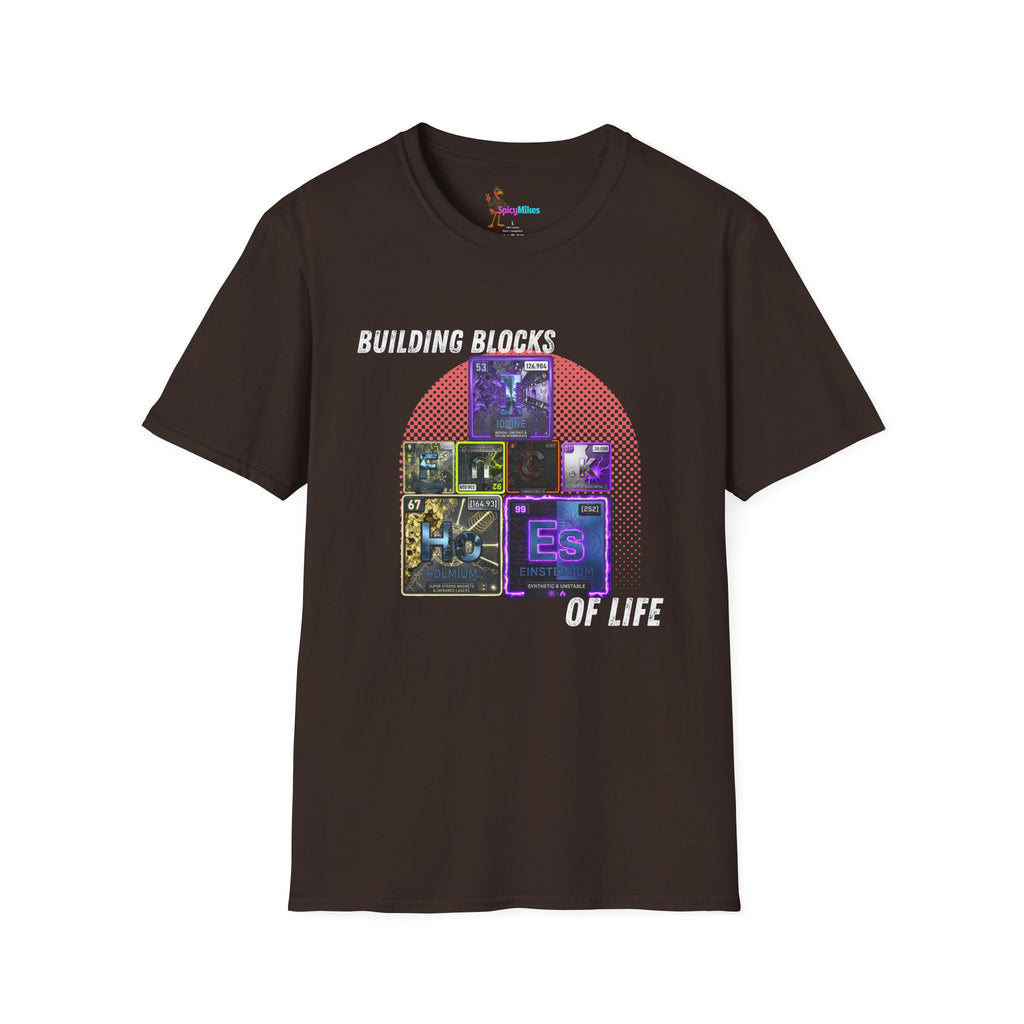 Building Blocks of Life T-Shirt — Science Element Periodic Table Graphic Tee