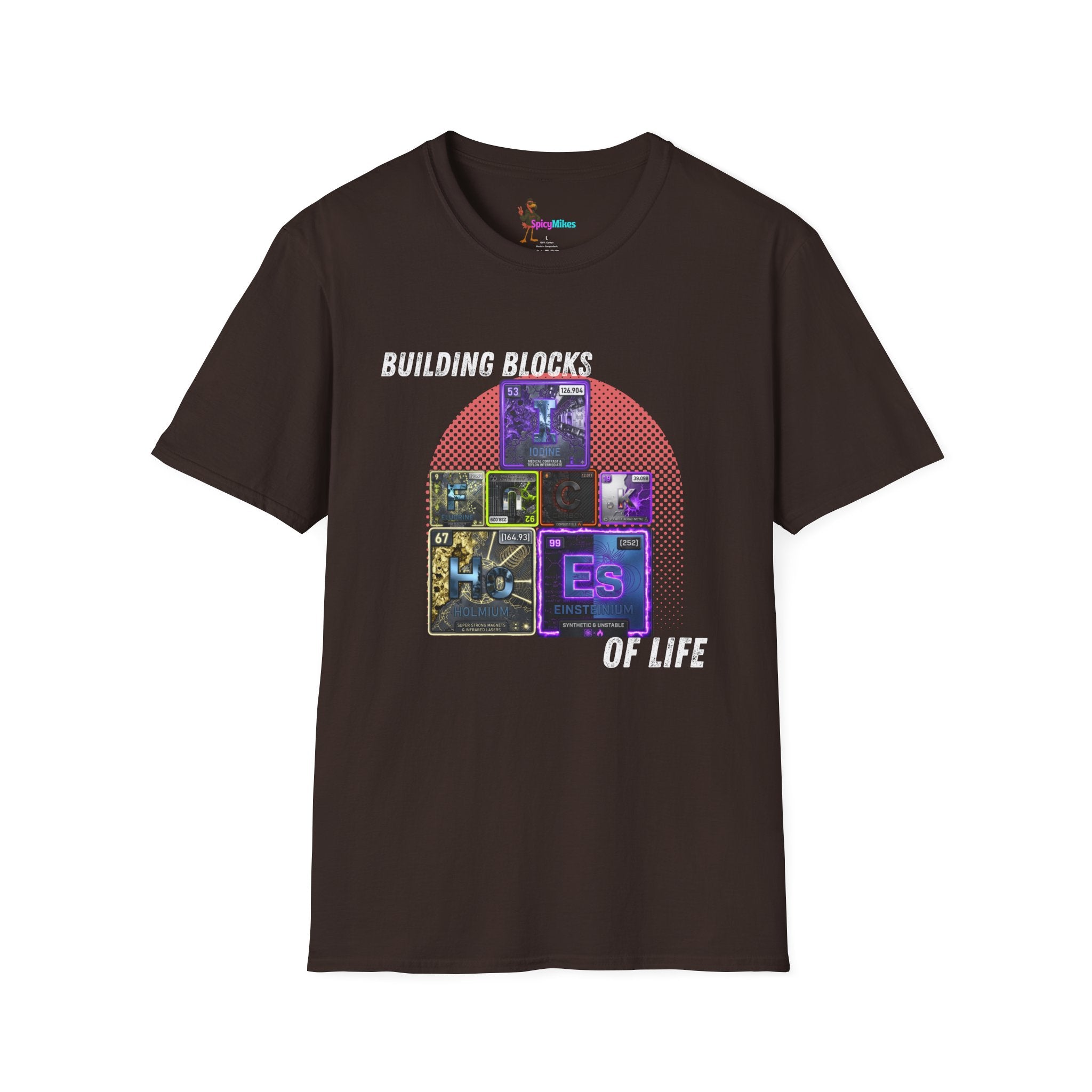 Building Blocks of Life T-Shirt — Science Element Periodic Table Graphic Tee
